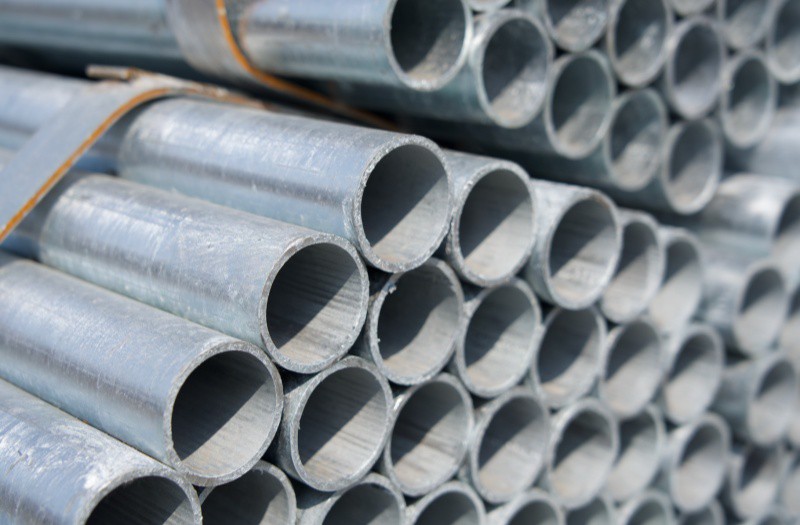 Tub d'acer galvanitzat en calent